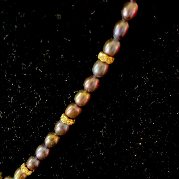 NWOT.  Artisan sterling silver green labradorite pendant with cultured pearls. - Picture 3 of 4